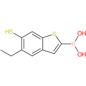 5-ethyl-6-mercaptobenzothiophene-2-boronic acid