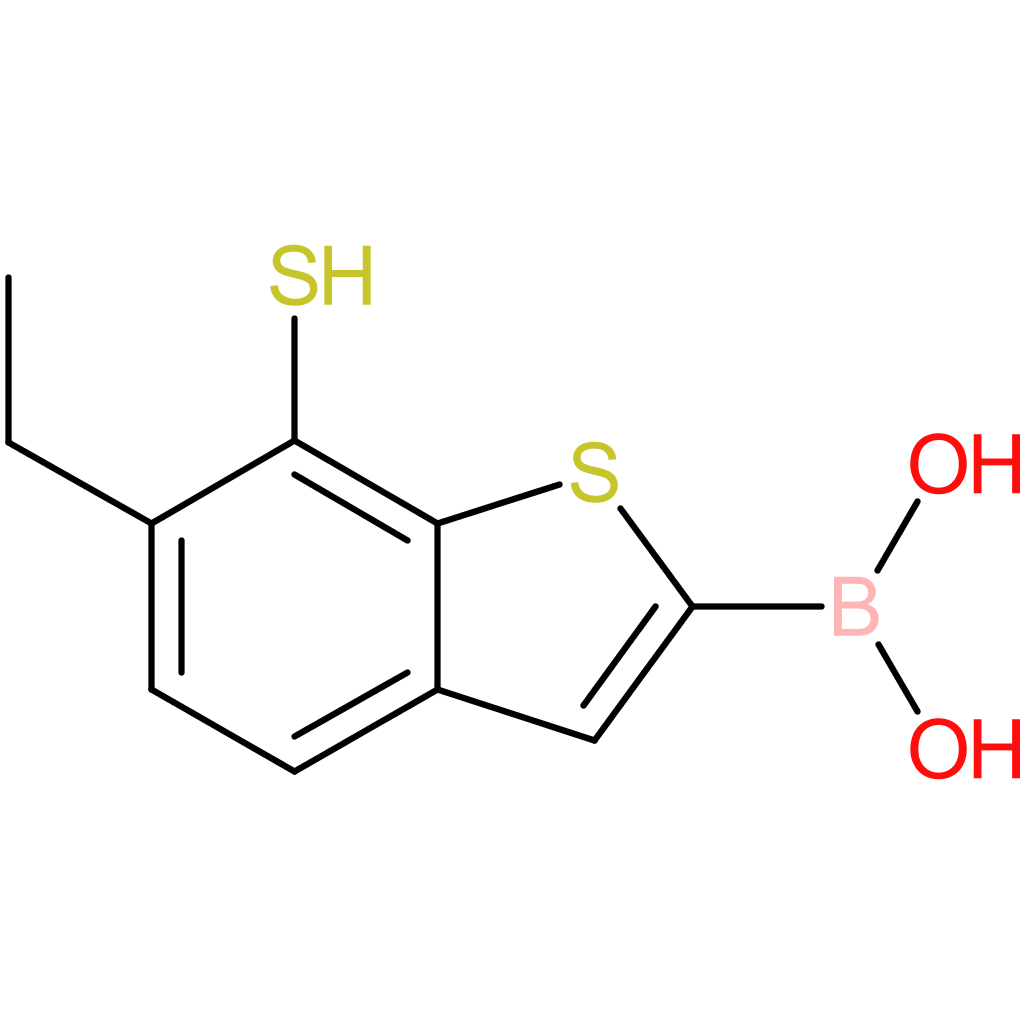 6-ethyl-7-mercaptobenzothiophene-2-boronic acid