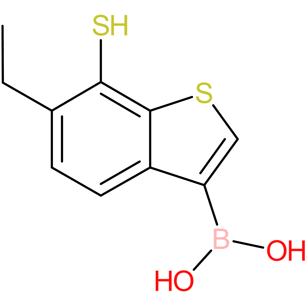 6-ethyl-7-mercaptobenzothiophene-3-boronic acid