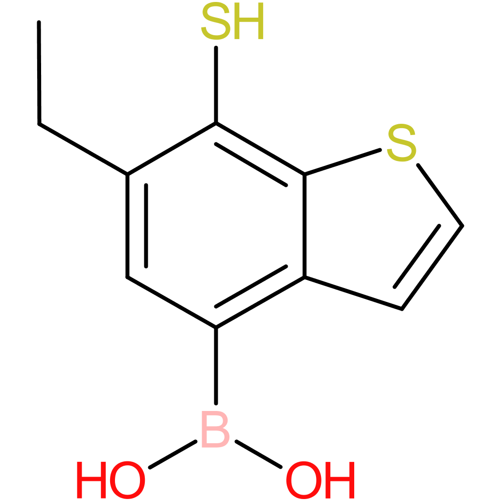 6-ethyl-7-mercaptobenzothiophene-4-boronic acid