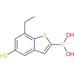 7-ethyl-5-mercaptobenzothiophene-2-boronic acid