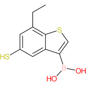 7-ethyl-5-mercaptobenzothiophene-3-boronic acid