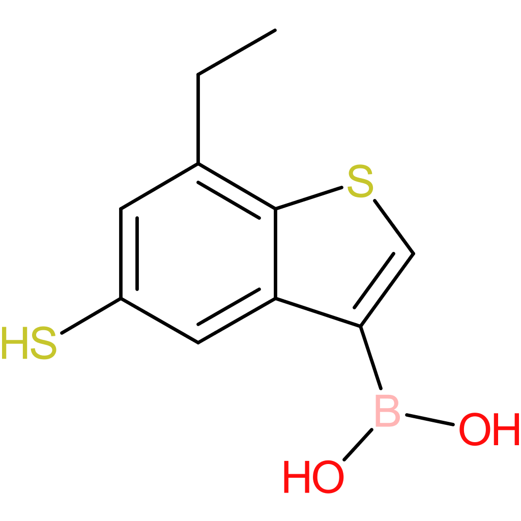 7-ethyl-5-mercaptobenzothiophene-3-boronic acid