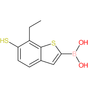 7-ethyl-6-mercaptobenzothiophene-2-boronic acid