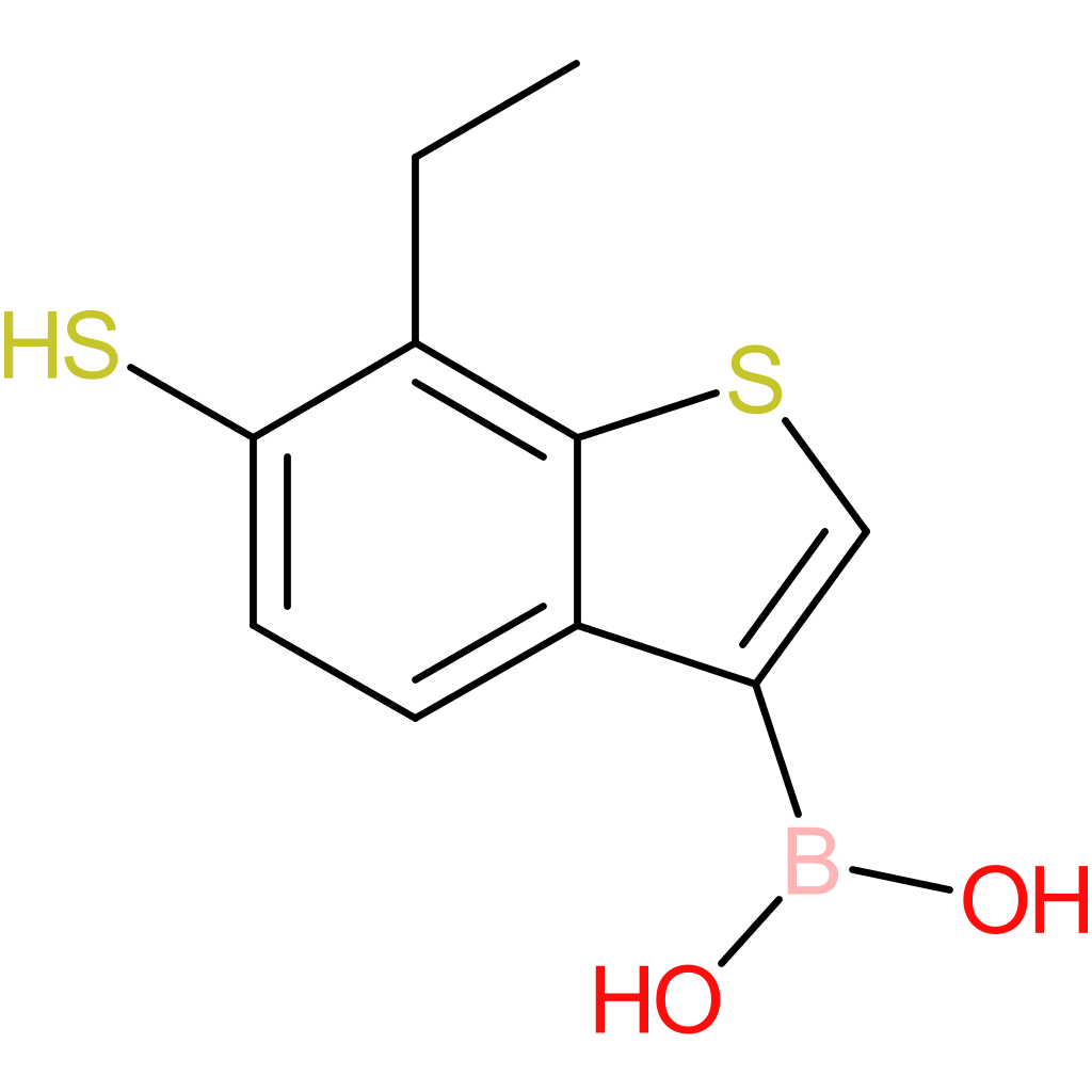 7-ethyl-6-mercaptobenzothiophene-3-boronic acid
