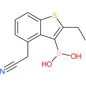 3-borono-2-ethylbenzothiophene-4-acetonitrile