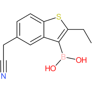 3-borono-2-ethylbenzothiophene-5-acetonitrile