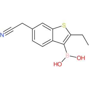 3-borono-2-ethylbenzothiophene-6-acetonitrile