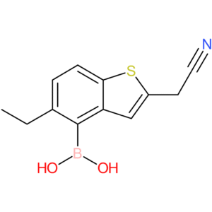 4-borono-5-ethylbenzothiophene-2-acetonitrile