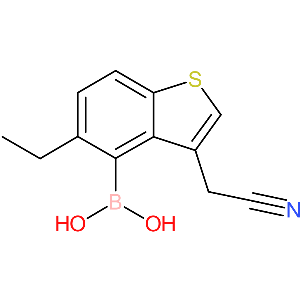 4-borono-5-ethylbenzothiophene-3-acetonitrile