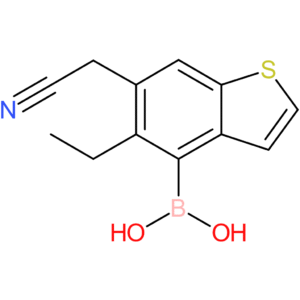 4-borono-5-ethylbenzothiophene-6-acetonitrile