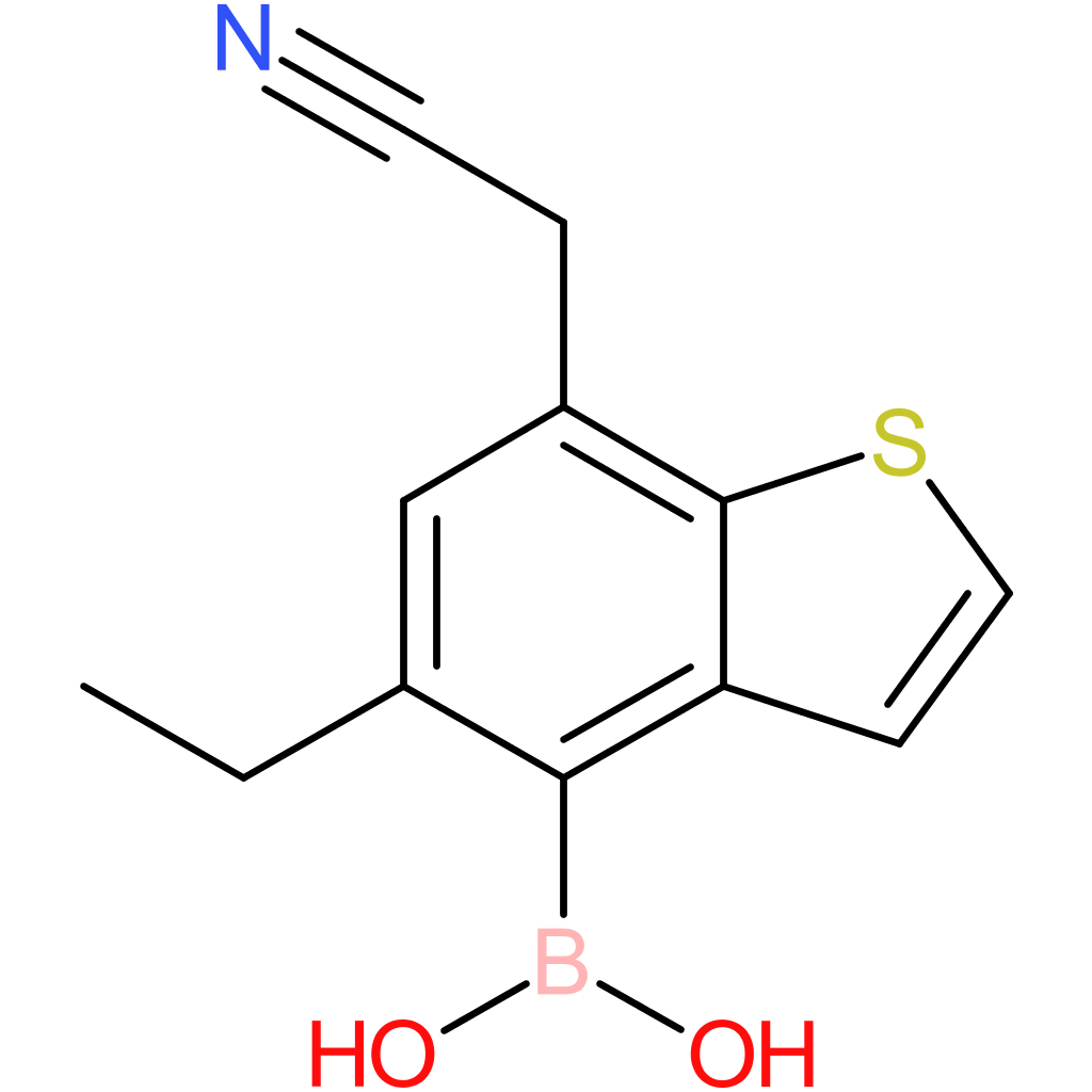 4-borono-5-ethylbenzothiophene-7-acetonitrile