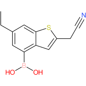 4-borono-6-ethylbenzothiophene-2-acetonitrile