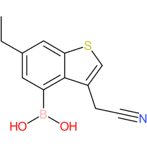 4-borono-6-ethylbenzothiophene-3-acetonitrile
