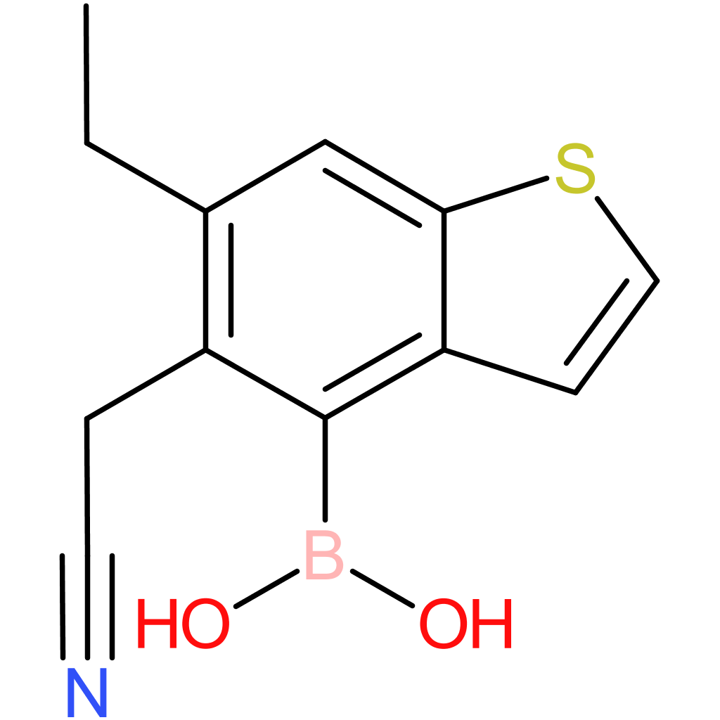 4-borono-6-ethylbenzothiophene-5-acetonitrile