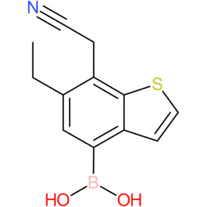 4-borono-6-ethylbenzothiophene-7-acetonitrile