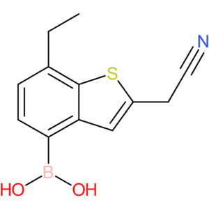 4-borono-7-ethylbenzothiophene-2-acetonitrile