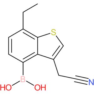 4-borono-7-ethylbenzothiophene-3-acetonitrile