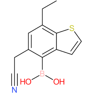 4-borono-7-ethylbenzothiophene-5-acetonitrile