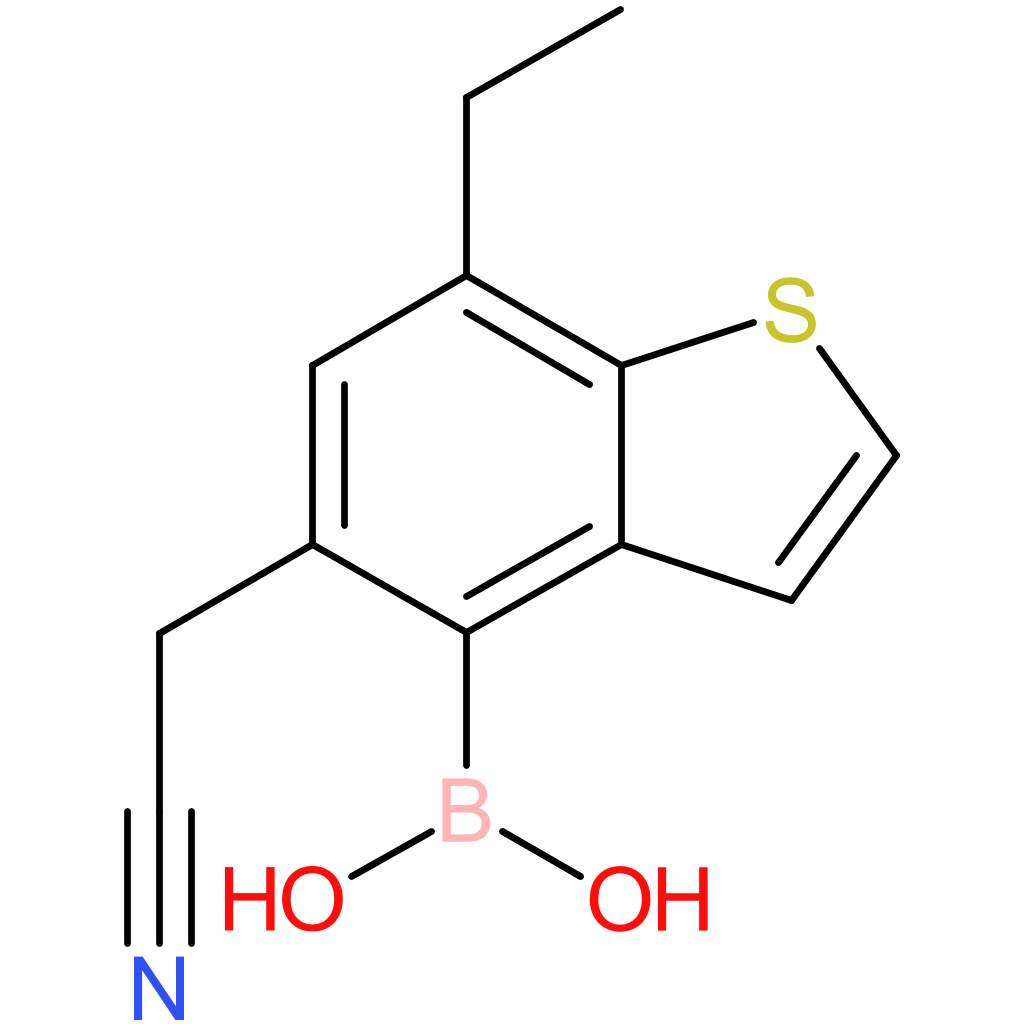 4-borono-7-ethylbenzothiophene-5-acetonitrile