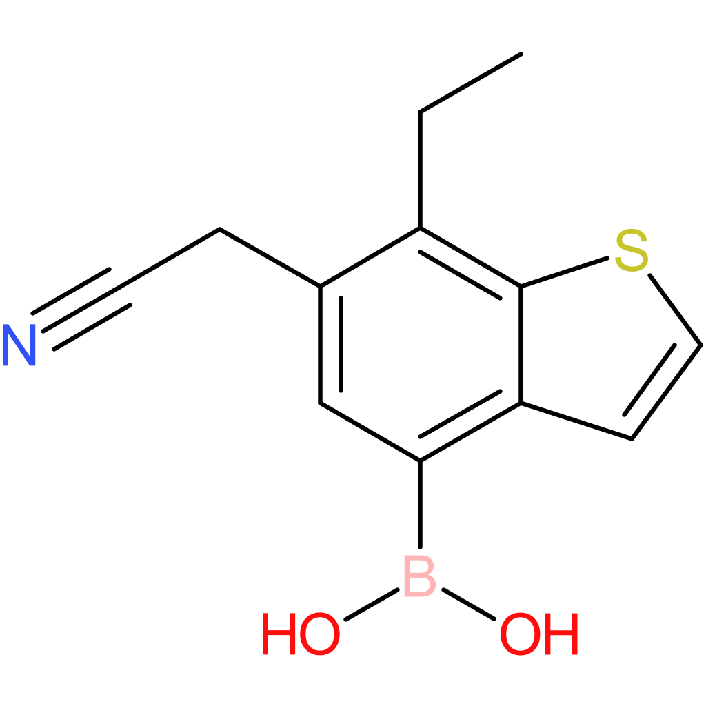 4-borono-7-ethylbenzothiophene-6-acetonitrile