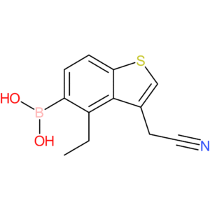 5-borono-4-ethylbenzothiophene-3-acetonitrile
