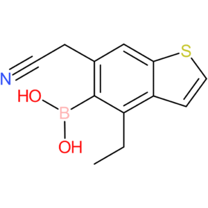 5-borono-4-ethylbenzothiophene-6-acetonitrile