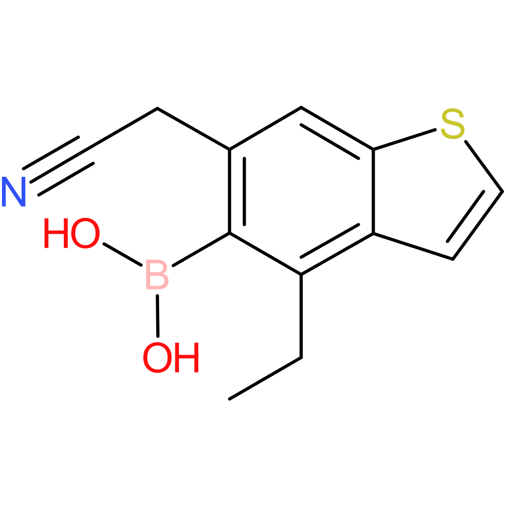 5-borono-4-ethylbenzothiophene-6-acetonitrile