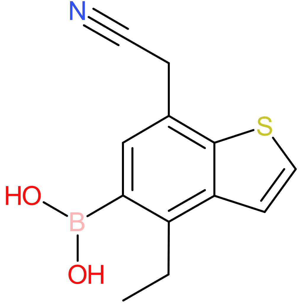 5-borono-4-ethylbenzothiophene-7-acetonitrile