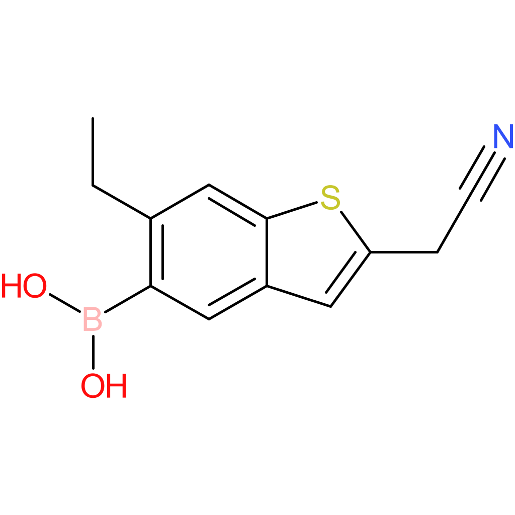 5-borono-6-ethylbenzothiophene-2-acetonitrile