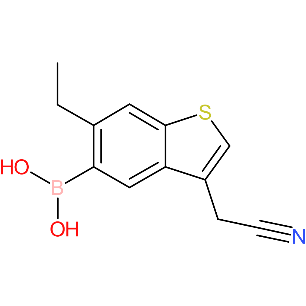 5-borono-6-ethylbenzothiophene-3-acetonitrile