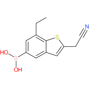 5-borono-7-ethylbenzothiophene-2-acetonitrile