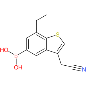 5-borono-7-ethylbenzothiophene-3-acetonitrile