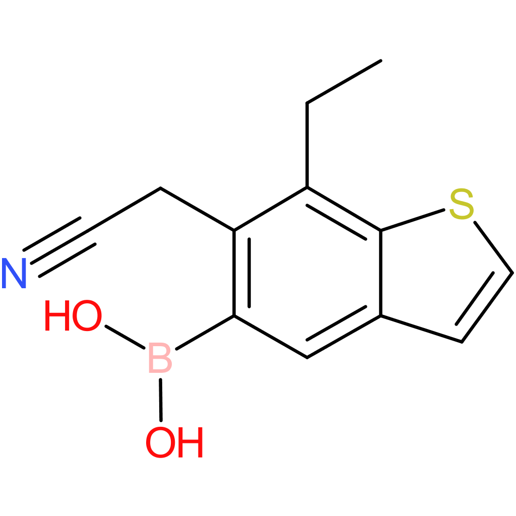5-borono-7-ethylbenzothiophene-6-acetonitrile