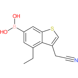 6-borono-4-ethylbenzothiophene-3-acetonitrile