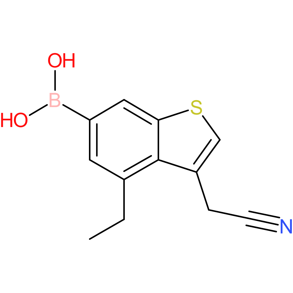 6-borono-4-ethylbenzothiophene-3-acetonitrile