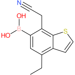 6-borono-4-ethylbenzothiophene-7-acetonitrile