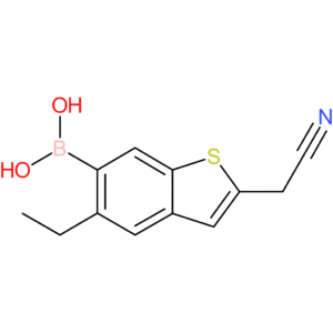 6-borono-5-ethylbenzothiophene-2-acetonitrile