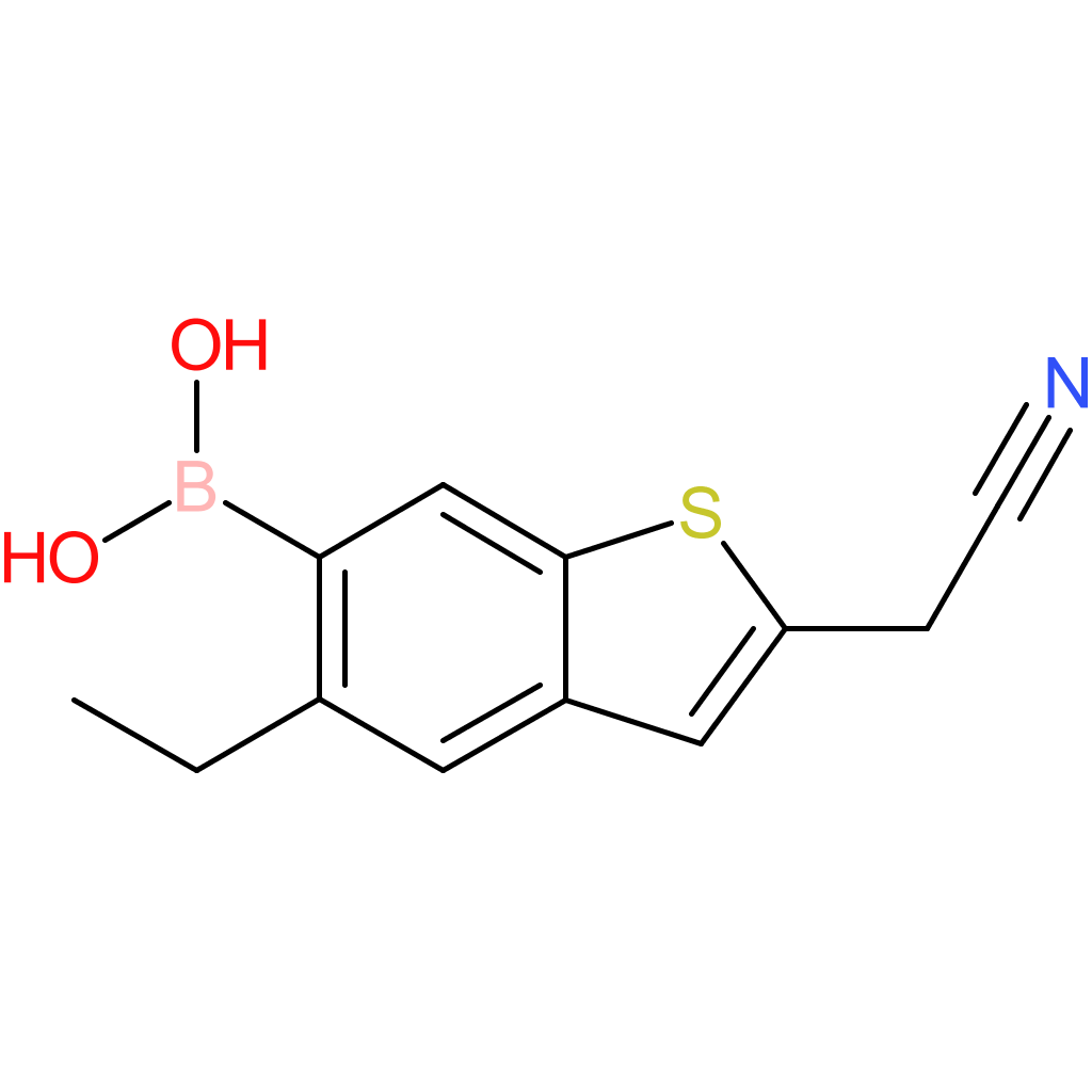 6-borono-5-ethylbenzothiophene-2-acetonitrile