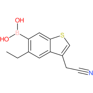 6-borono-5-ethylbenzothiophene-3-acetonitrile
