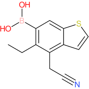 6-borono-5-ethylbenzothiophene-4-acetonitrile