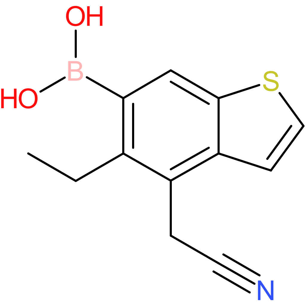 6-borono-5-ethylbenzothiophene-4-acetonitrile