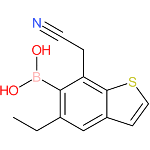 6-borono-5-ethylbenzothiophene-7-acetonitrile