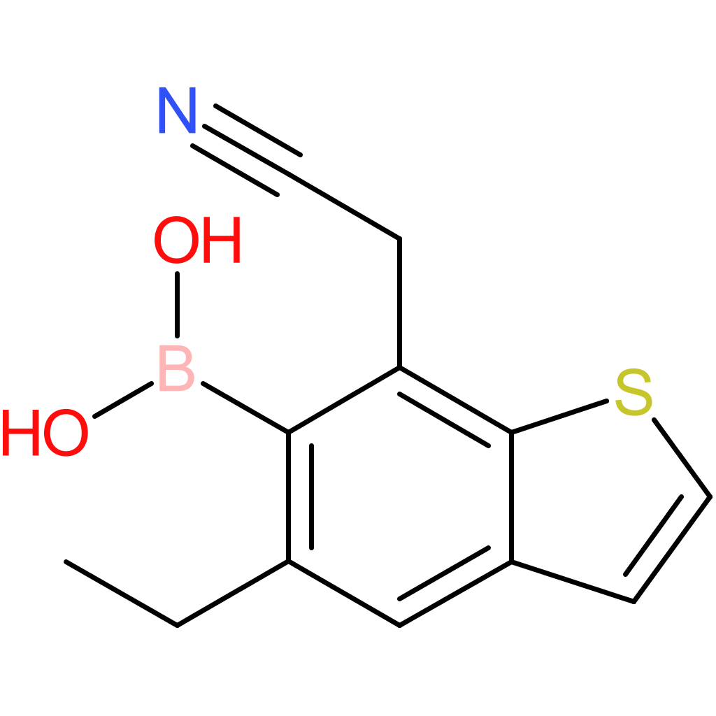 6-borono-5-ethylbenzothiophene-7-acetonitrile