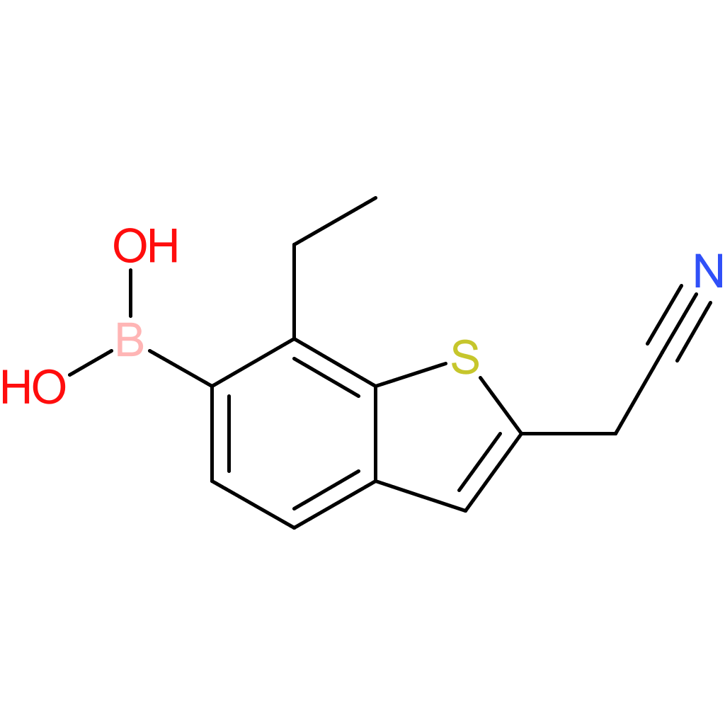 6-borono-7-ethylbenzothiophene-2-acetonitrile