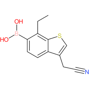 6-borono-7-ethylbenzothiophene-3-acetonitrile
