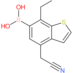 6-borono-7-ethylbenzothiophene-4-acetonitrile