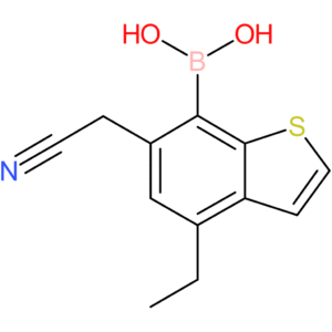 7-borono-4-ethylbenzothiophene-6-acetonitrile