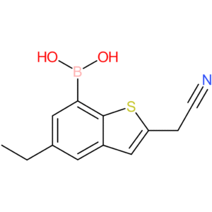 7-borono-5-ethylbenzothiophene-2-acetonitrile