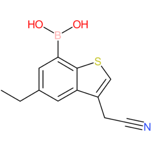 7-borono-5-ethylbenzothiophene-3-acetonitrile